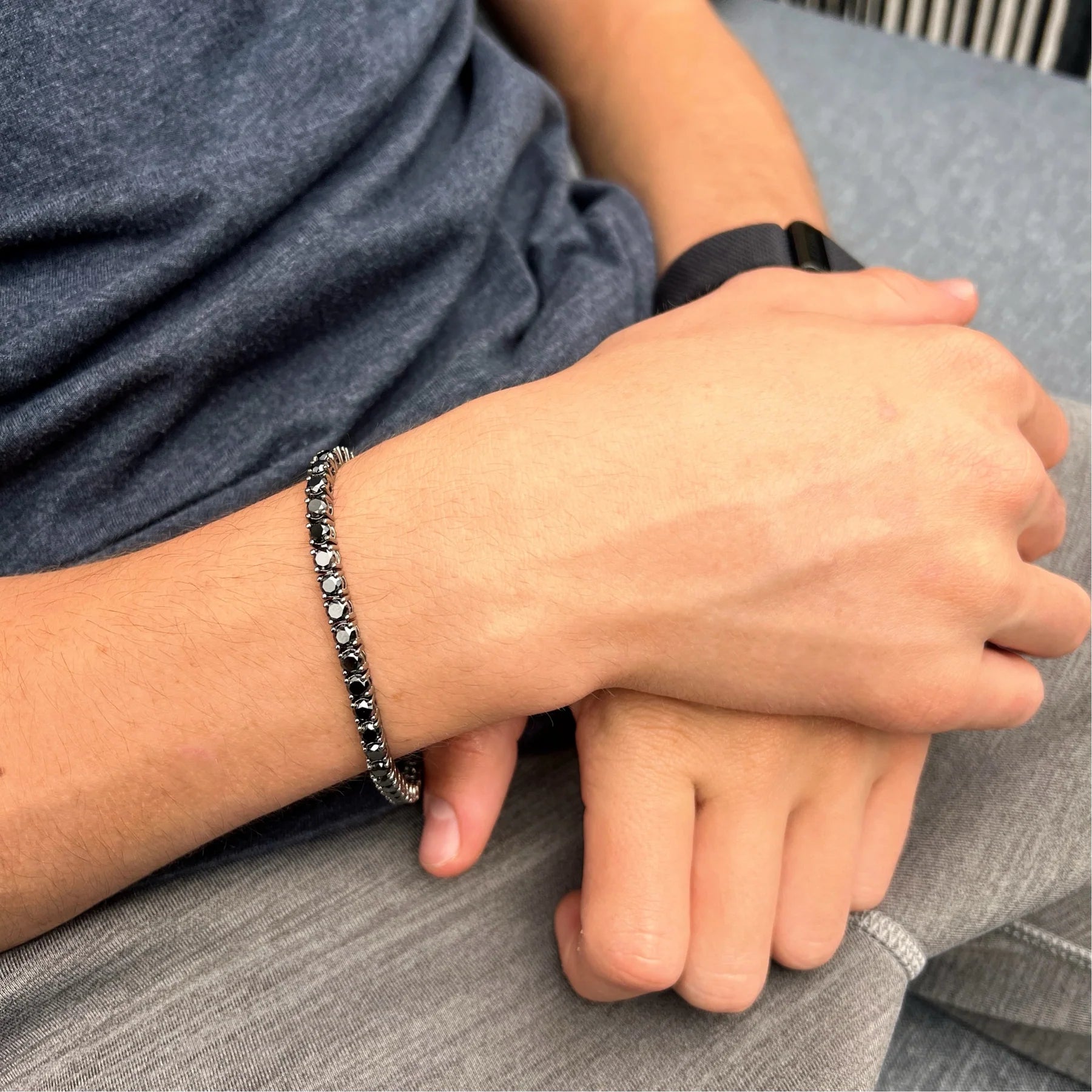 Onyx Tennis Bracelet