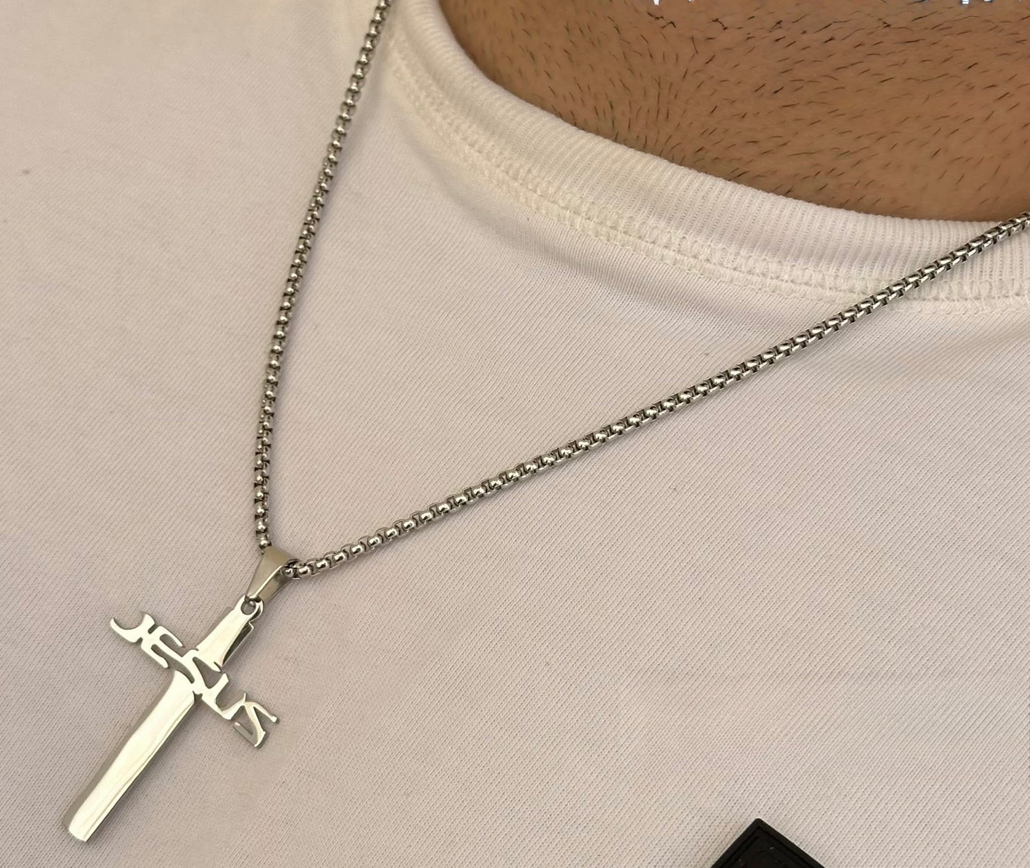 Silver Cross Necklace