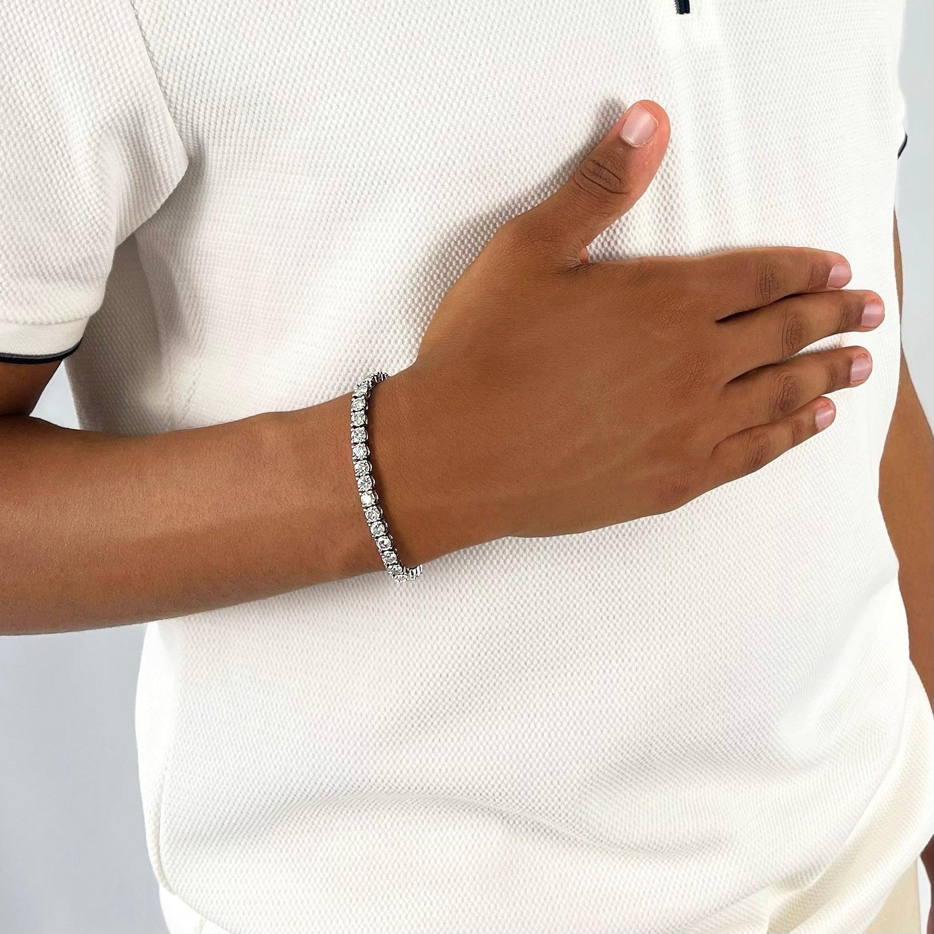 Silver Tennis Bracelet